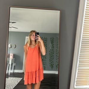 Womens orange sundress. Size small.